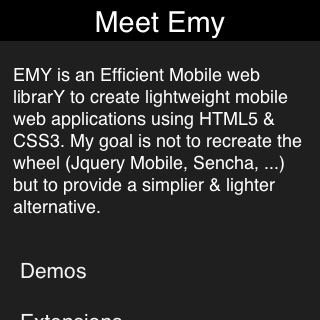 Emy WindowsPhone theme